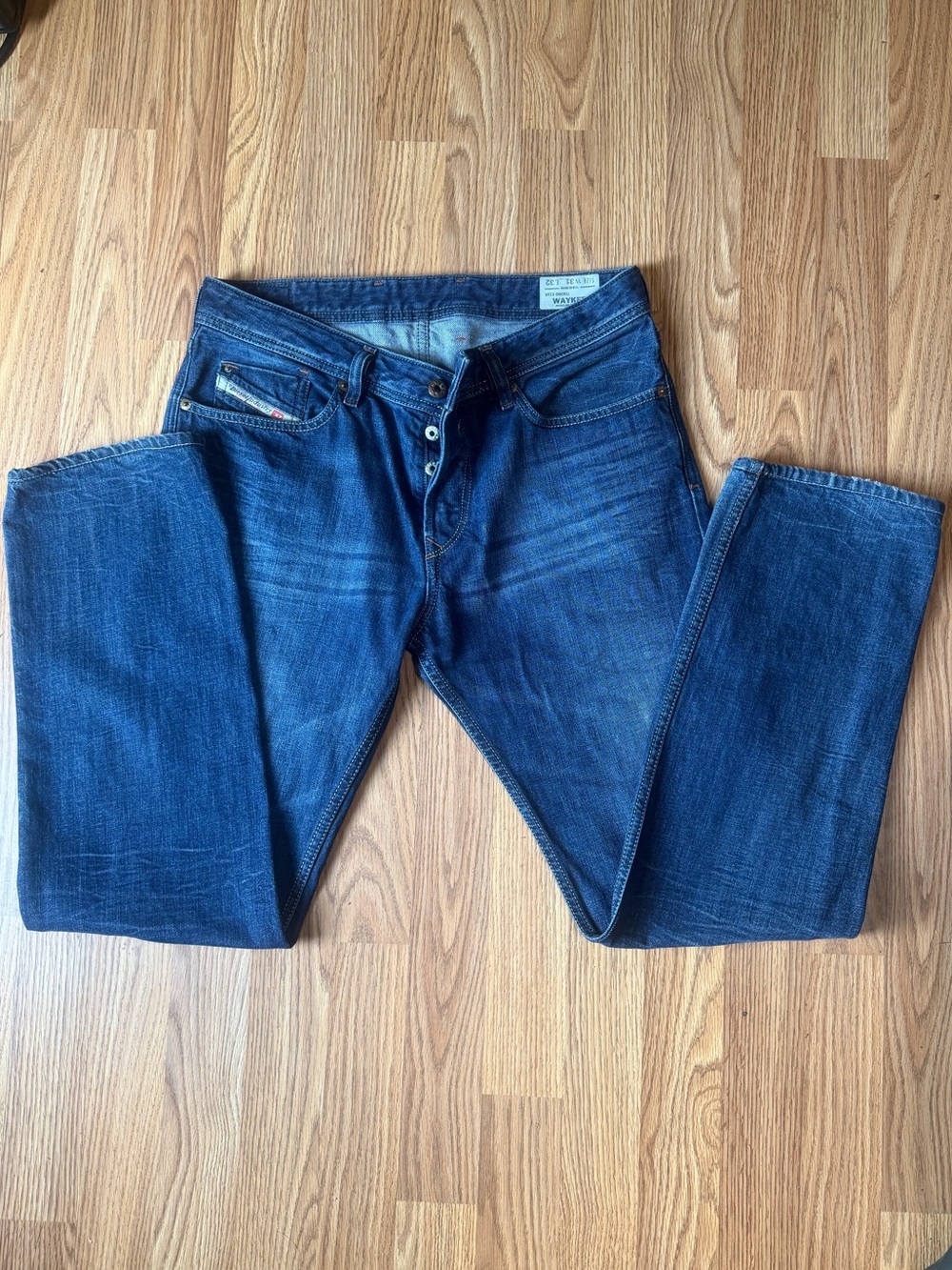 Diesel Straight Leg Indigo Men's Jeans